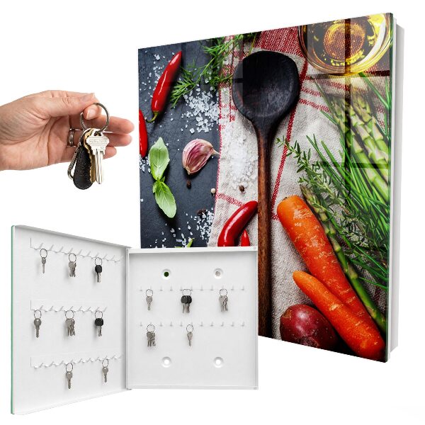 Armario para llaves con diseño decorativo para la cocina