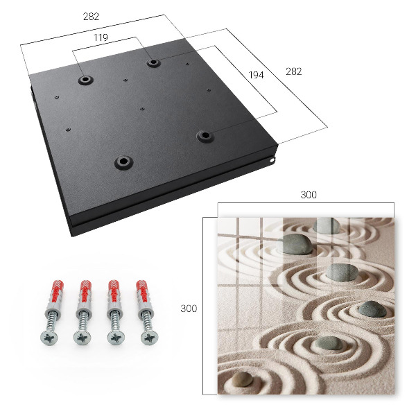 Armario para llaves estilo habitación zen
