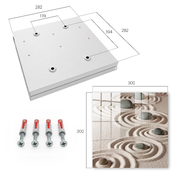 Armario para llaves estilo habitación zen