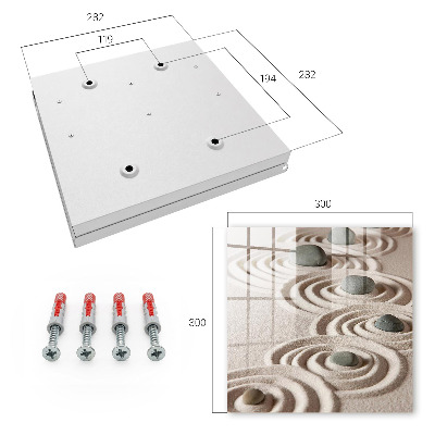 Armario para llaves estilo habitación zen
