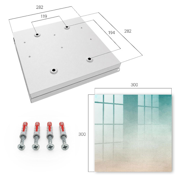 Caja para llaves con diseño de gradiente suave