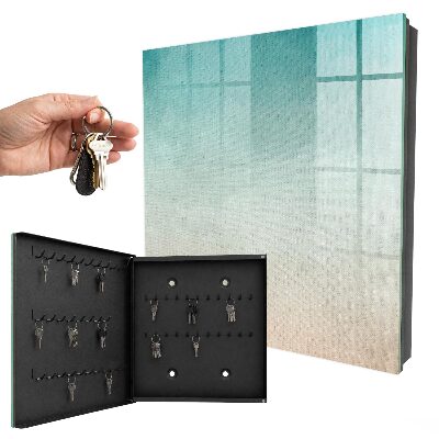 Caja para llaves con diseño de gradiente suave