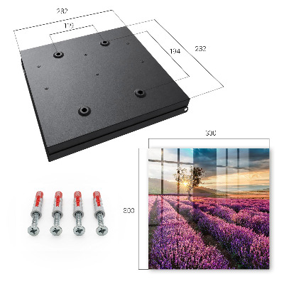 Caja para llaves atardecer color lavanda