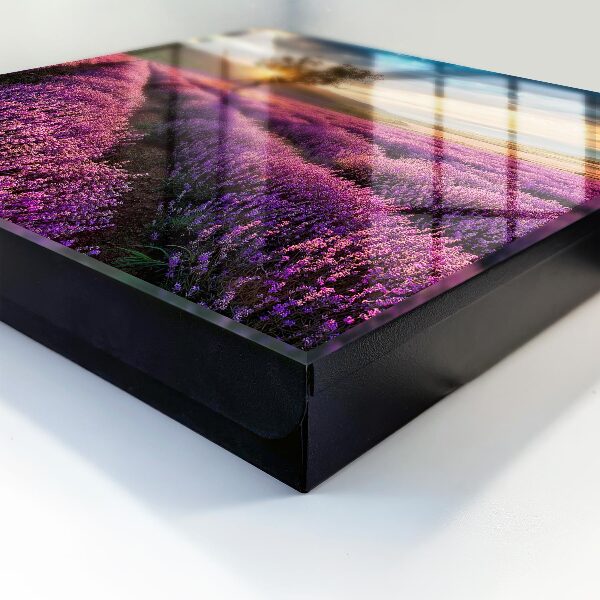 Caja para llaves atardecer color lavanda