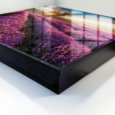 Caja para llaves atardecer color lavanda