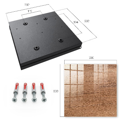 Caja para llaves con acabado de textura de madera