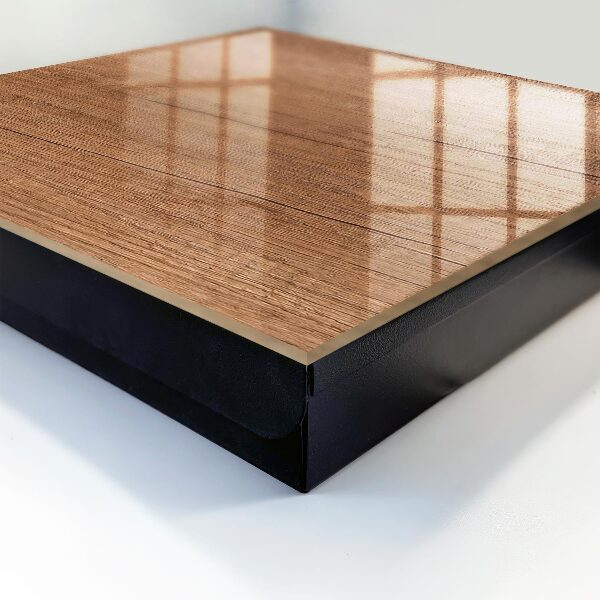 Caja para llaves con acabado de textura de madera