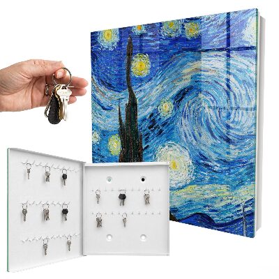Caja para llaves diseño de cielo nocturno