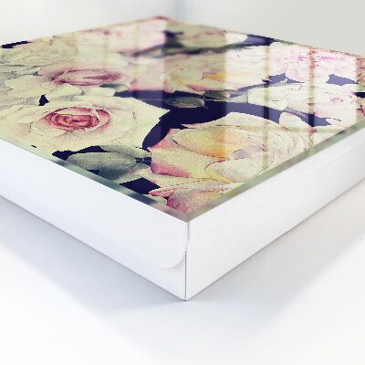 Caja para llaves con diseño de elegancia floral