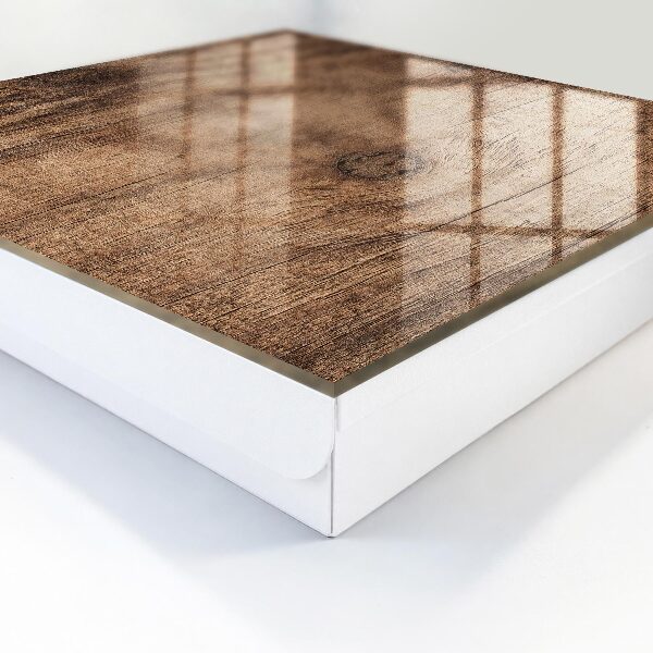 Caja para llaves con textura de madera