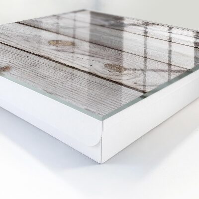 Caja para llaves con textura de madera