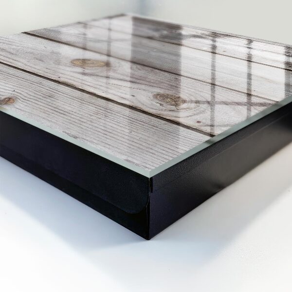 Caja para llaves con textura de madera