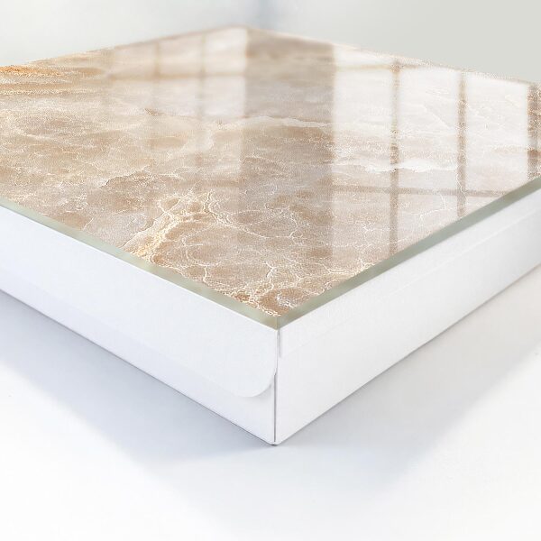 Caja para llaves de mármol beige