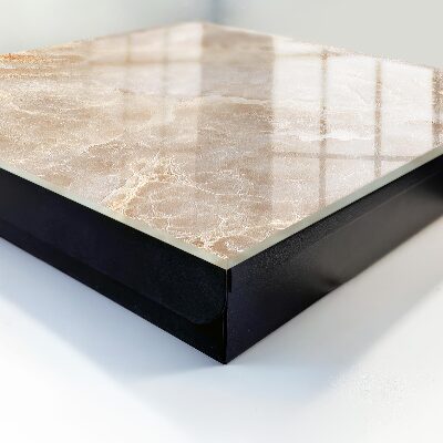 Caja para llaves de mármol beige