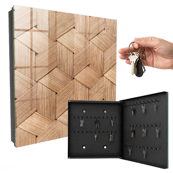 Caja para llaves modelo la geometría de la naturaleza
