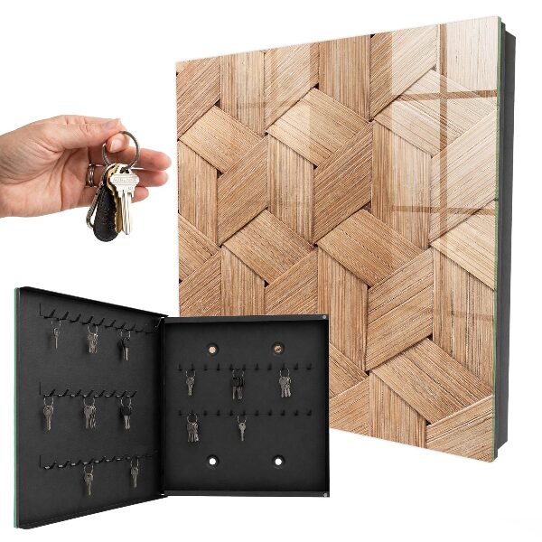 Caja para llaves modelo la geometría de la naturaleza