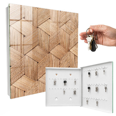 Caja para llaves modelo la geometría de la naturaleza
