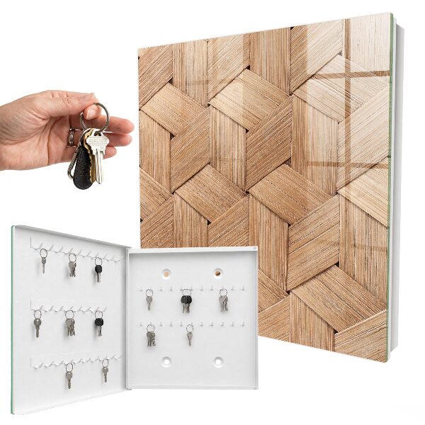 Caja para llaves modelo la geometría de la naturaleza