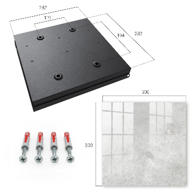 Caja para llaves piedra gris