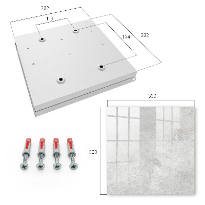 Caja para llaves piedra gris