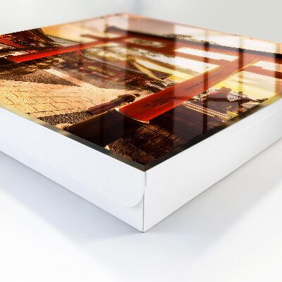 Caja para llaves con diseño de puerta japonesa