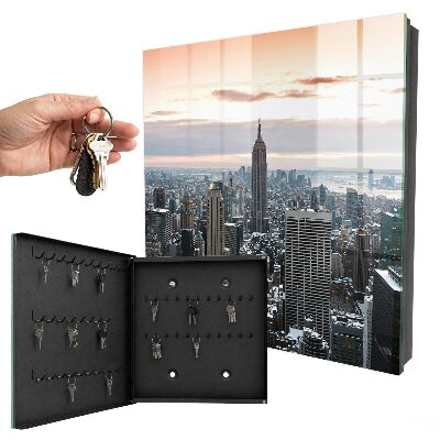 Caja para llaves diseño de paisaje urbano