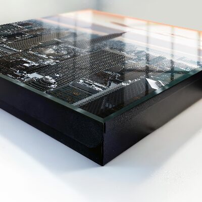 Caja para llaves diseño de paisaje urbano