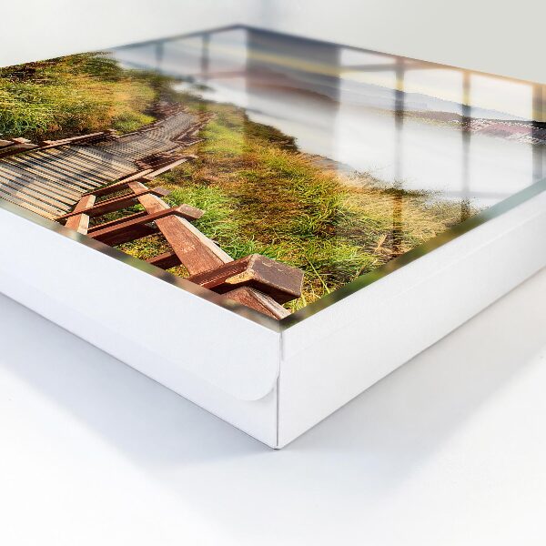 Caja para llaves con diseño de montaña