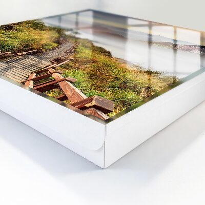 Caja para llaves con diseño de montaña