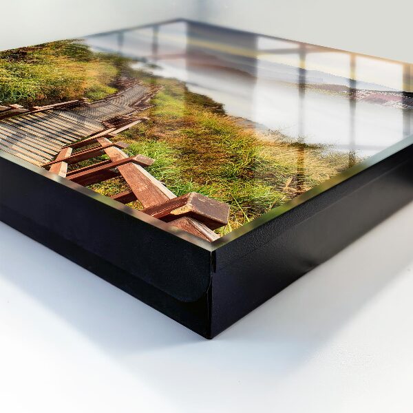 Caja para llaves con diseño de montaña