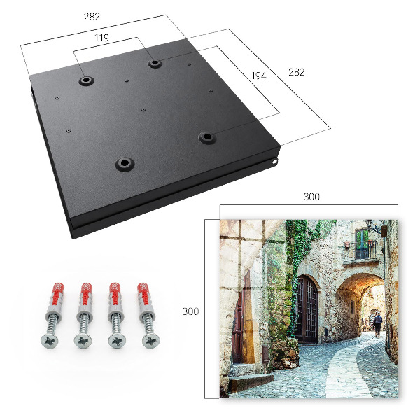 Caja para llaves modelo calle histórica