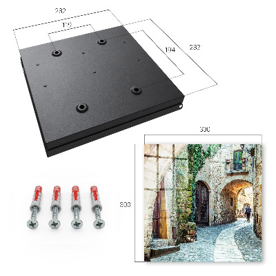 Caja para llaves modelo calle histórica