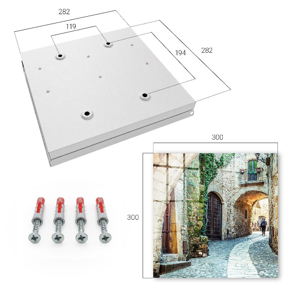 Caja para llaves modelo calle histórica