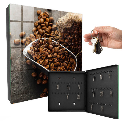 Granos de café caja para llaves