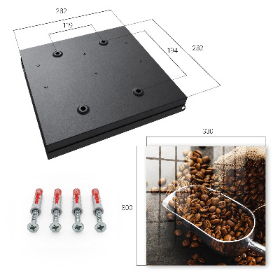 Granos de café caja para llaves
