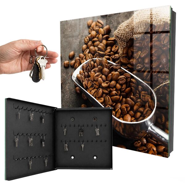 Granos de café caja para llaves