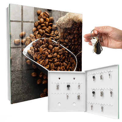 Granos de café caja para llaves