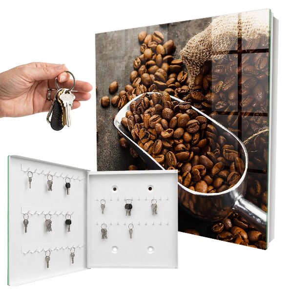 Granos de café caja para llaves