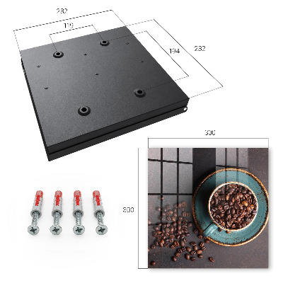 Caja para llaves de granos de café