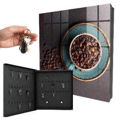 Caja para llaves de granos de café