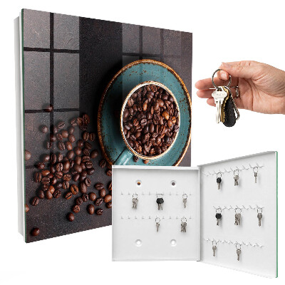 Caja para llaves de granos de café