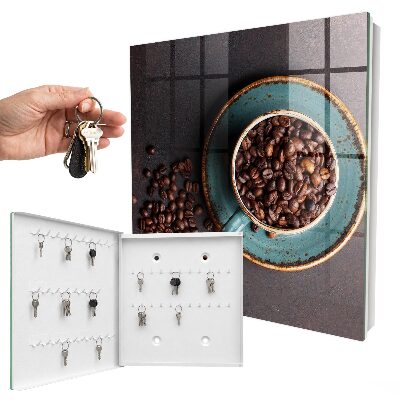 Caja para llaves de granos de café