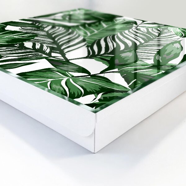 Armario para llaves con diseño de patrones de plantas