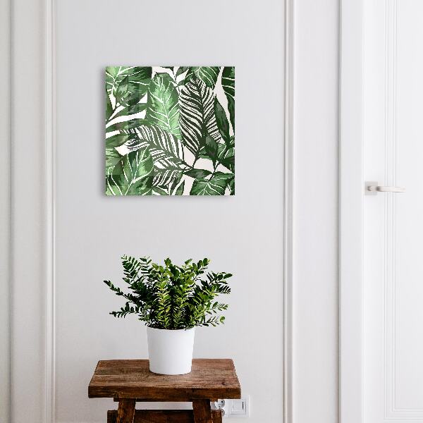 Armario para llaves con diseño de patrones de plantas