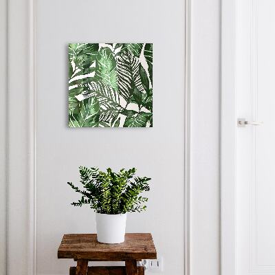 Armario para llaves con diseño de patrones de plantas