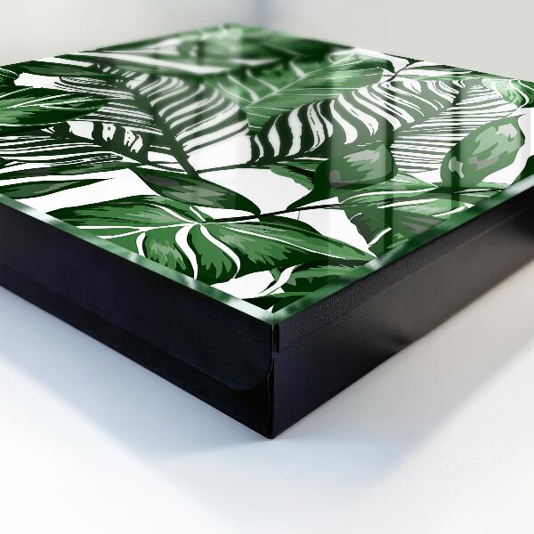 Armario para llaves con diseño de patrones de plantas