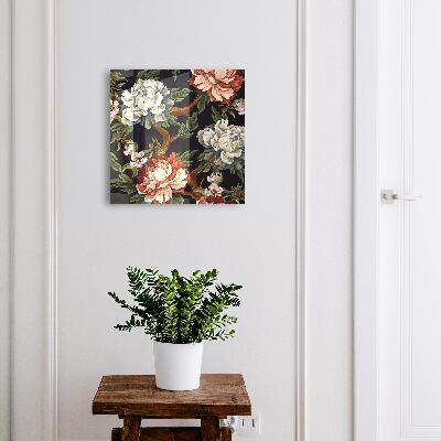 Armario para llaves con diseño de flores de la naturaleza