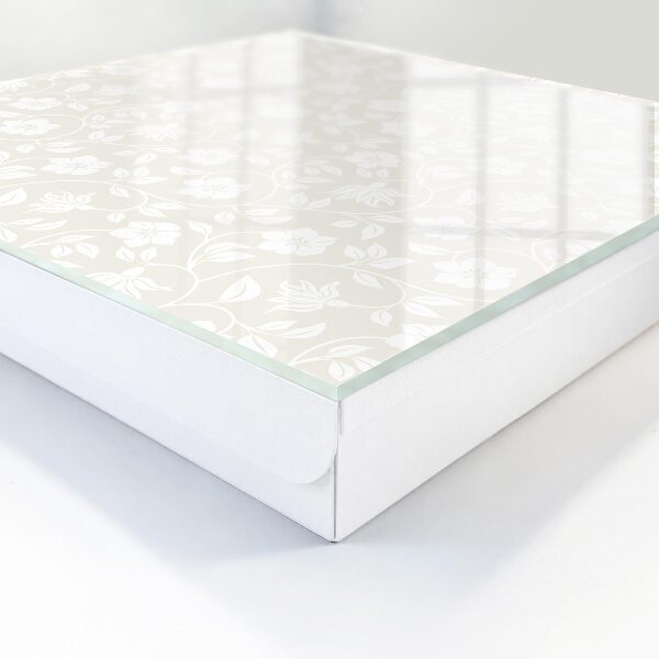 Caja para llaves con estampado floral