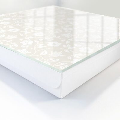 Caja para llaves con estampado floral