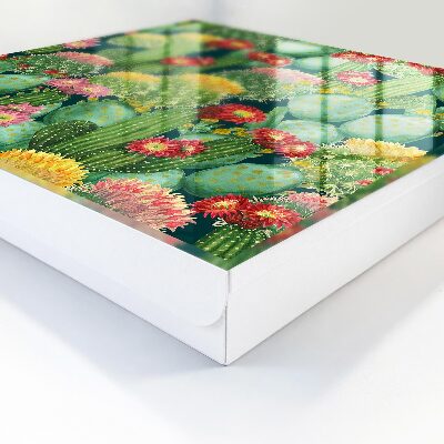 Armario para llaves diseño jardín colorido